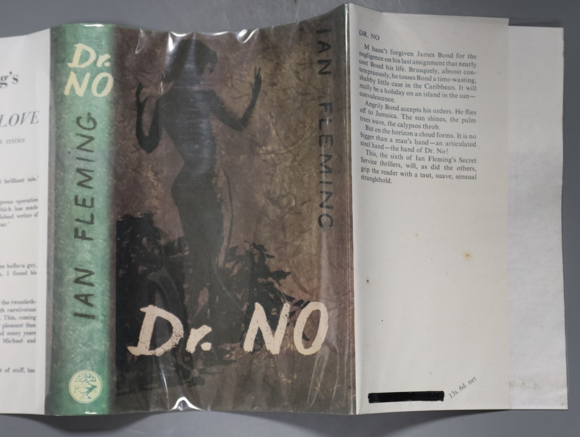 Fleming, Ian - Dr No., 1st edition (1st impression, 2nd state), d/wrapper (repro), 1958